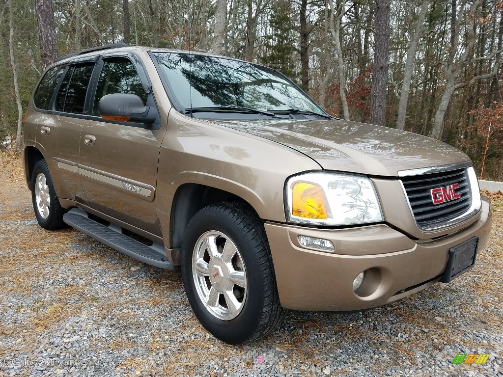 2003 Envoy SLT 4x4 - Sandalwood Metallic / Light Oak photo #7