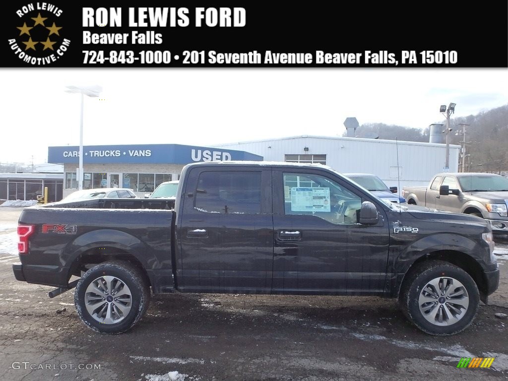 2018 F150 STX SuperCrew 4x4 - Shadow Black / Black photo #1