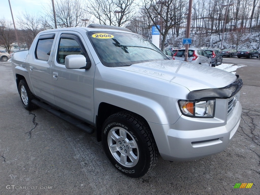 2008 Ridgeline RTL - Billet Silver Metallic / Gray photo #7