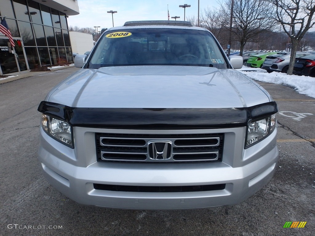 2008 Ridgeline RTL - Billet Silver Metallic / Gray photo #8