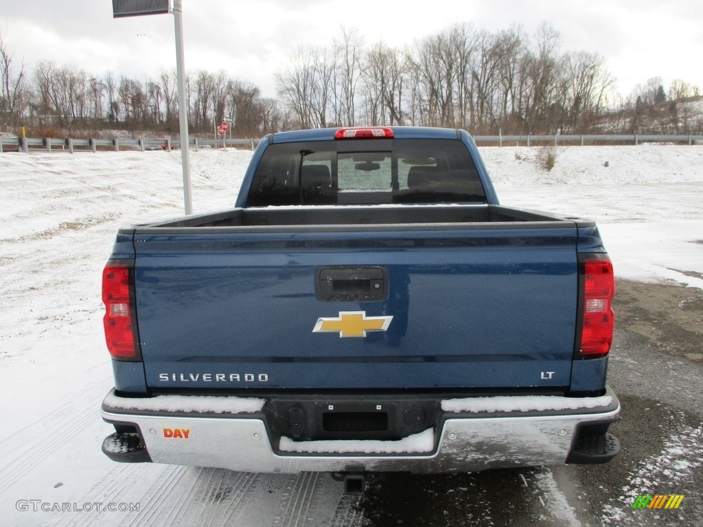 2016 Silverado 1500 LT Crew Cab 4x4 - Deep Ocean Blue Metallic / Jet Black photo #3