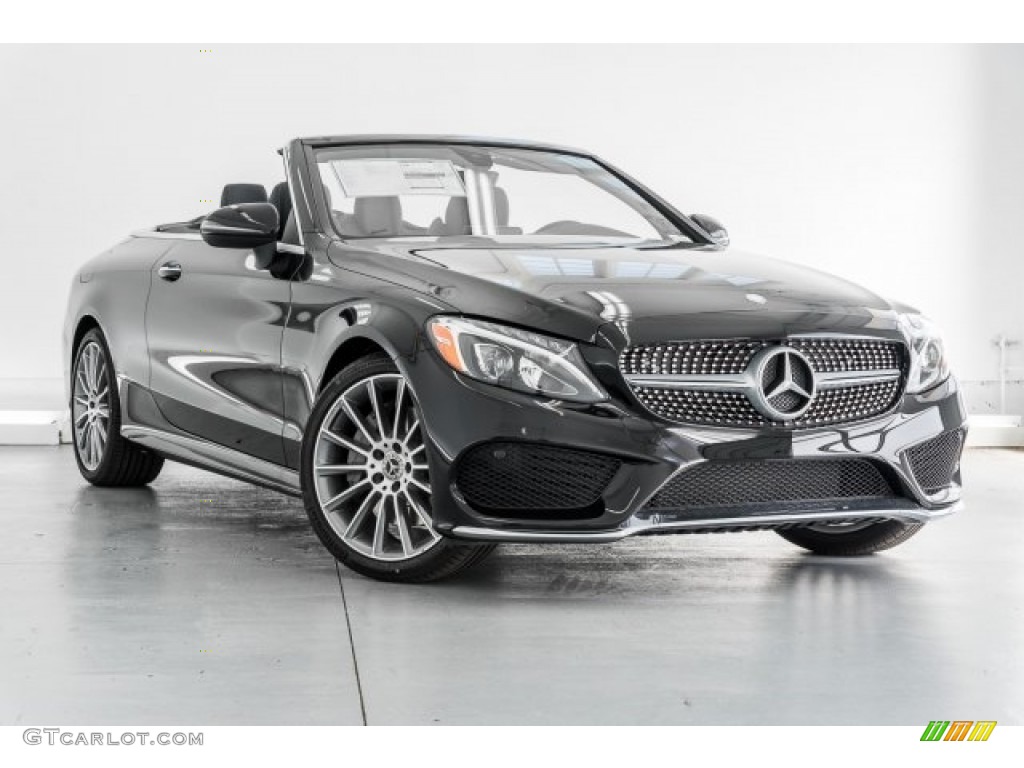 Black 2018 Mercedes-Benz C 300 Cabriolet Exterior Photo #124427830