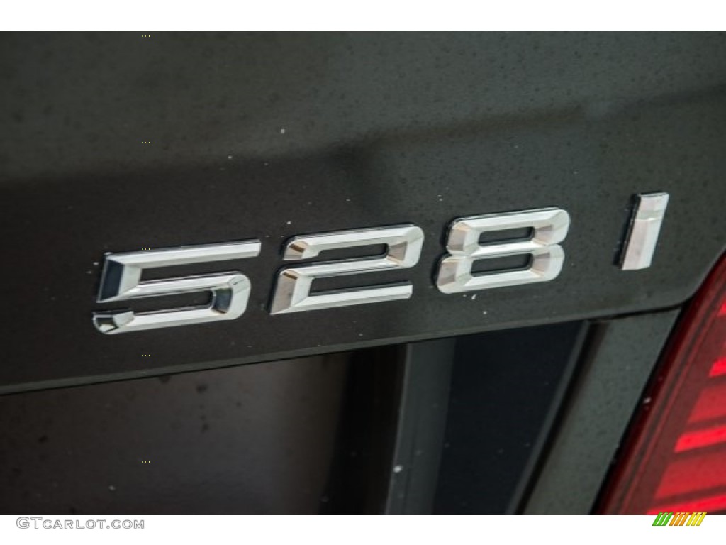 2015 5 Series 528i Sedan - Dark Graphite Metallic / Black photo #6