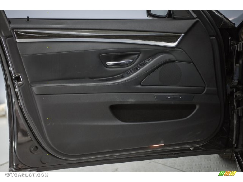 2015 5 Series 528i Sedan - Dark Graphite Metallic / Black photo #18