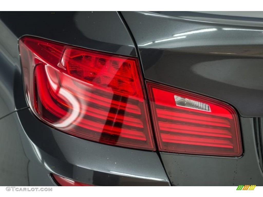 2015 5 Series 528i Sedan - Dark Graphite Metallic / Black photo #19