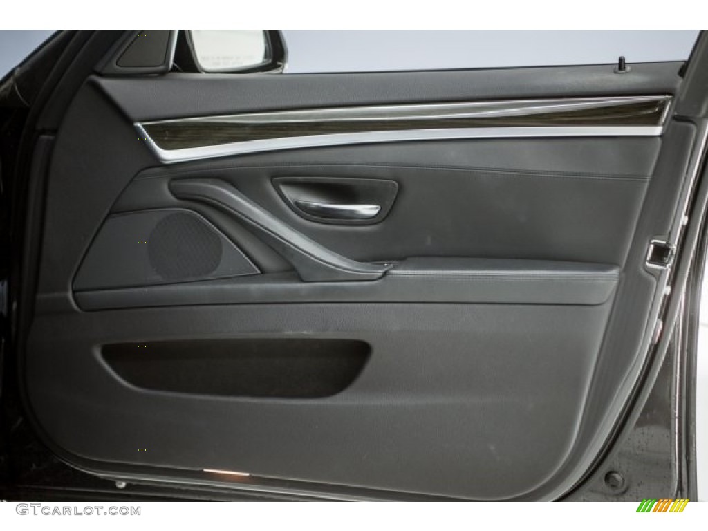 2015 5 Series 528i Sedan - Dark Graphite Metallic / Black photo #22