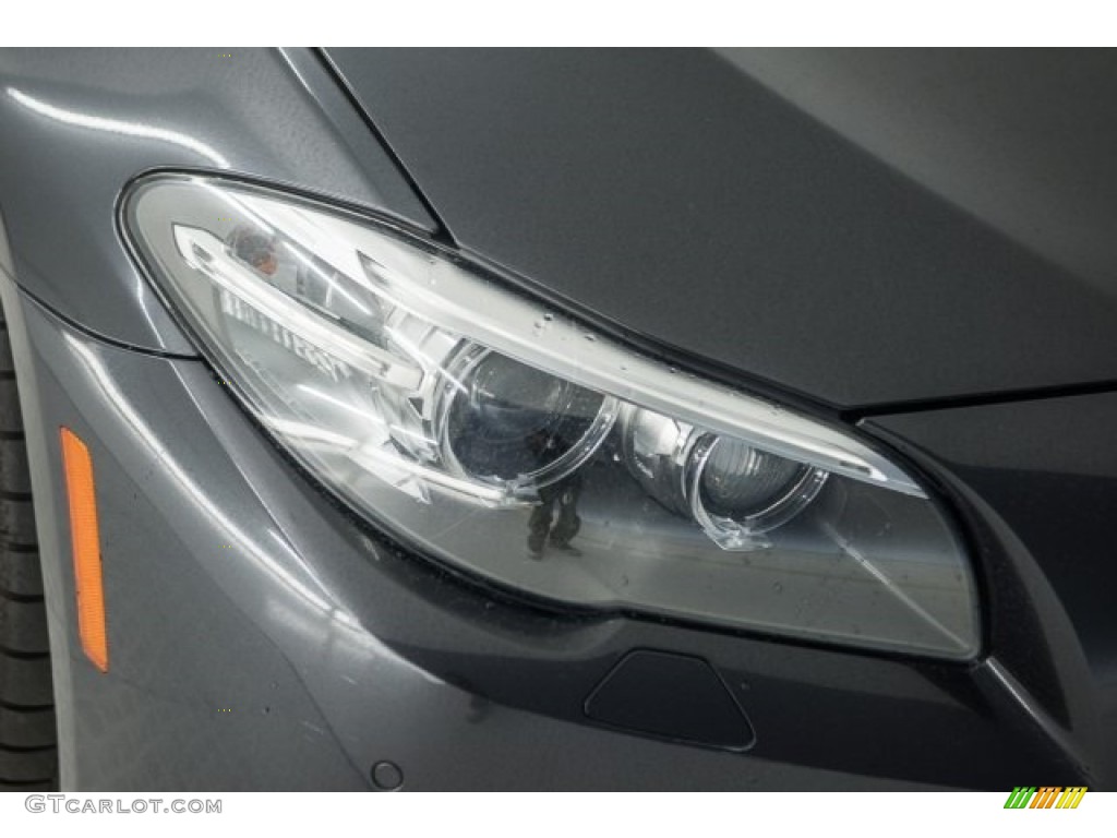 2015 5 Series 528i Sedan - Dark Graphite Metallic / Black photo #23