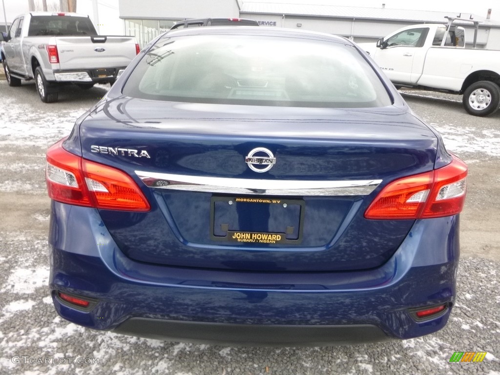 2018 Sentra S - Deep Blue Pearl / Charcoal photo #5