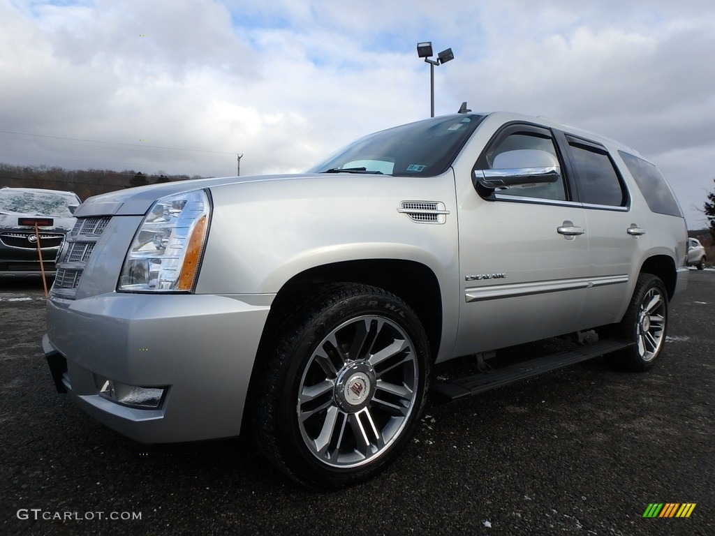 2012 Escalade Premium AWD - Radiant Silver Metallic / Ebony/Ebony photo #1
