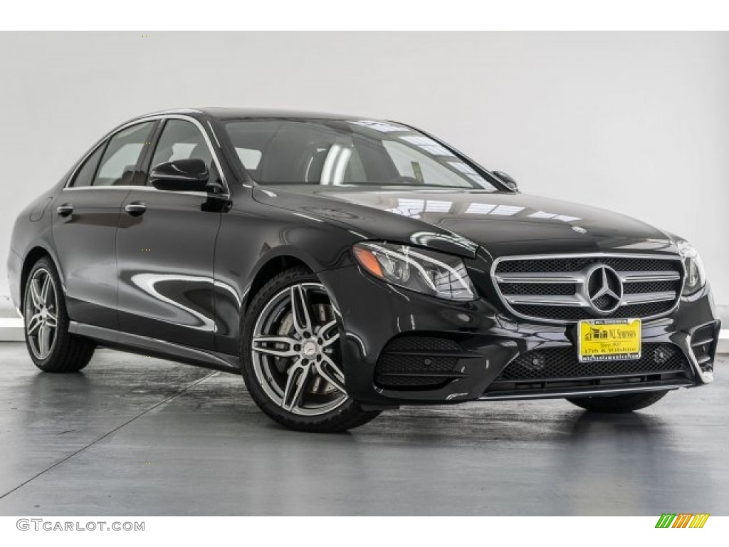 2018 E 300 Sedan - Black / Black photo #11