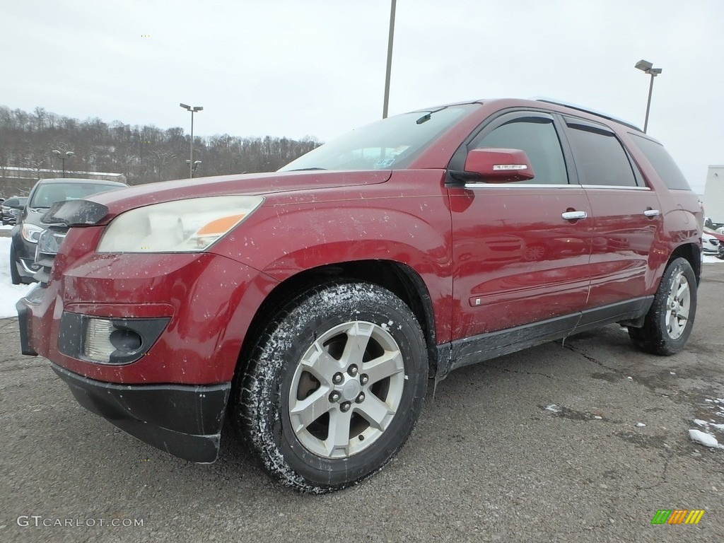 2009 Outlook XR AWD - Red Jewel Tintcoat / Black photo #1