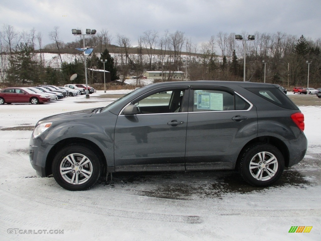 2010 Equinox LS - Cyber Gray Metallic / Jet Black/Light Titanium photo #16