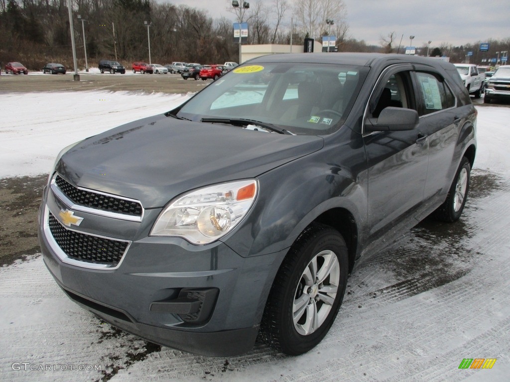 2010 Equinox LS - Cyber Gray Metallic / Jet Black/Light Titanium photo #18