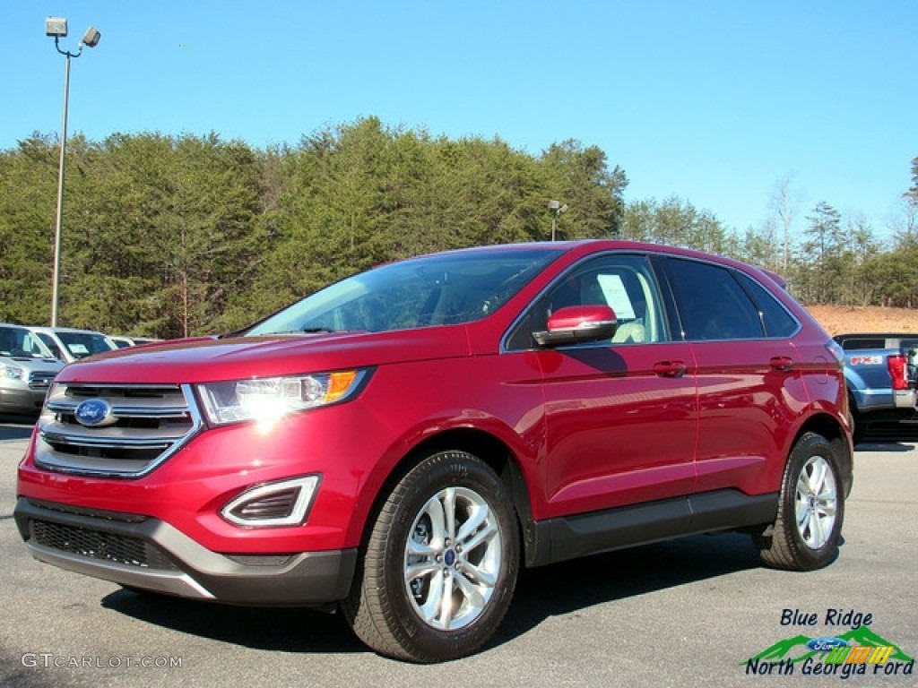 2018 Edge SEL - Ruby Red / Dune photo #1
