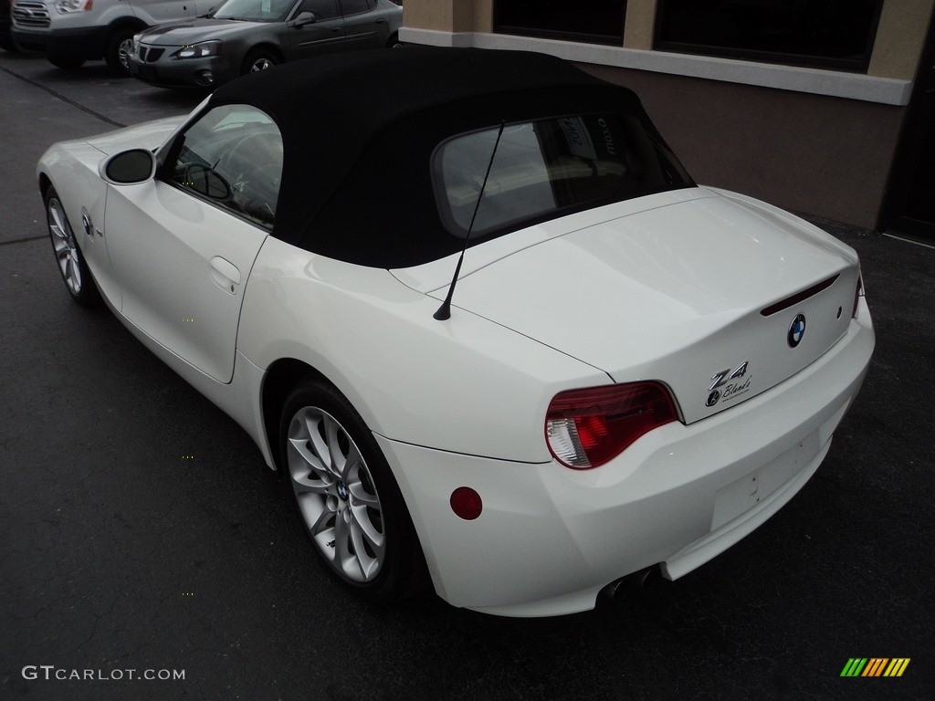 2006 Z4 3.0i Roadster - Alpine White / Beige photo #3