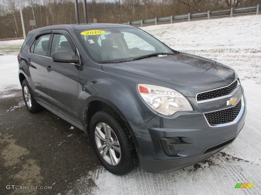 2010 Equinox LS - Cyber Gray Metallic / Jet Black/Light Titanium photo #20