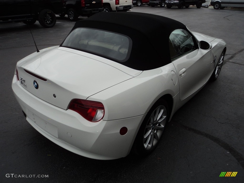 2006 Z4 3.0i Roadster - Alpine White / Beige photo #4