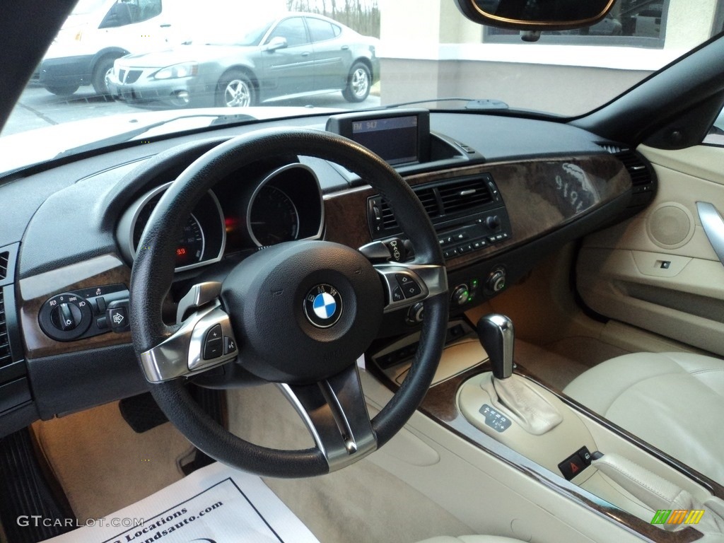 2006 Z4 3.0i Roadster - Alpine White / Beige photo #6