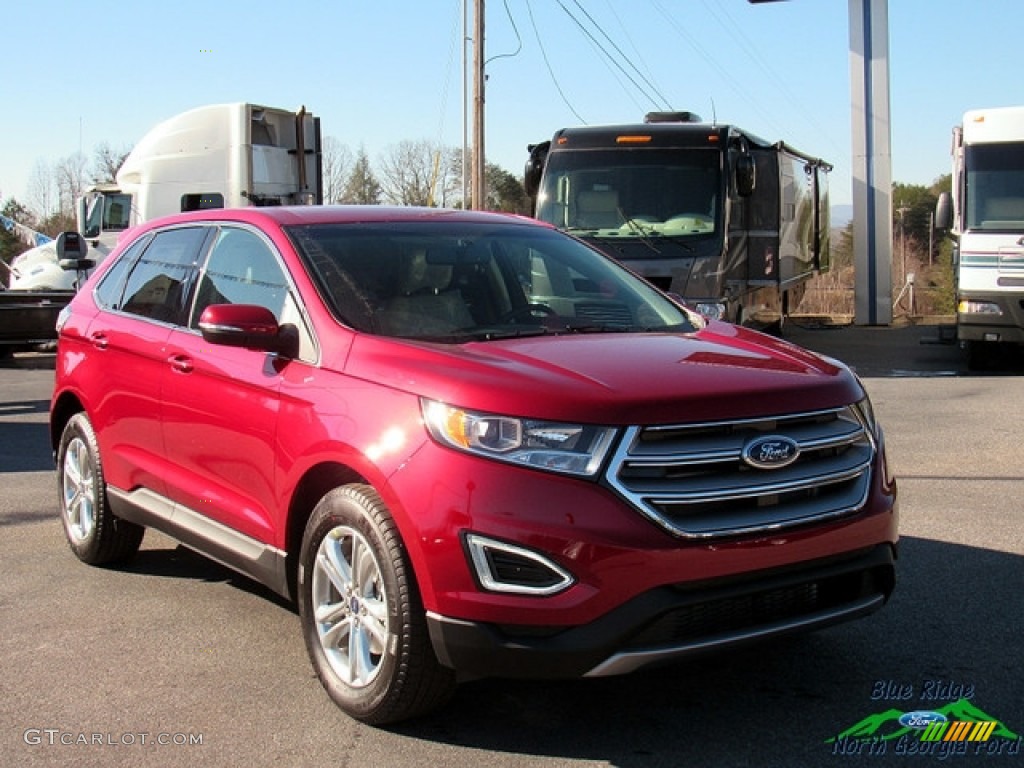 2018 Edge SEL - Ruby Red / Dune photo #7