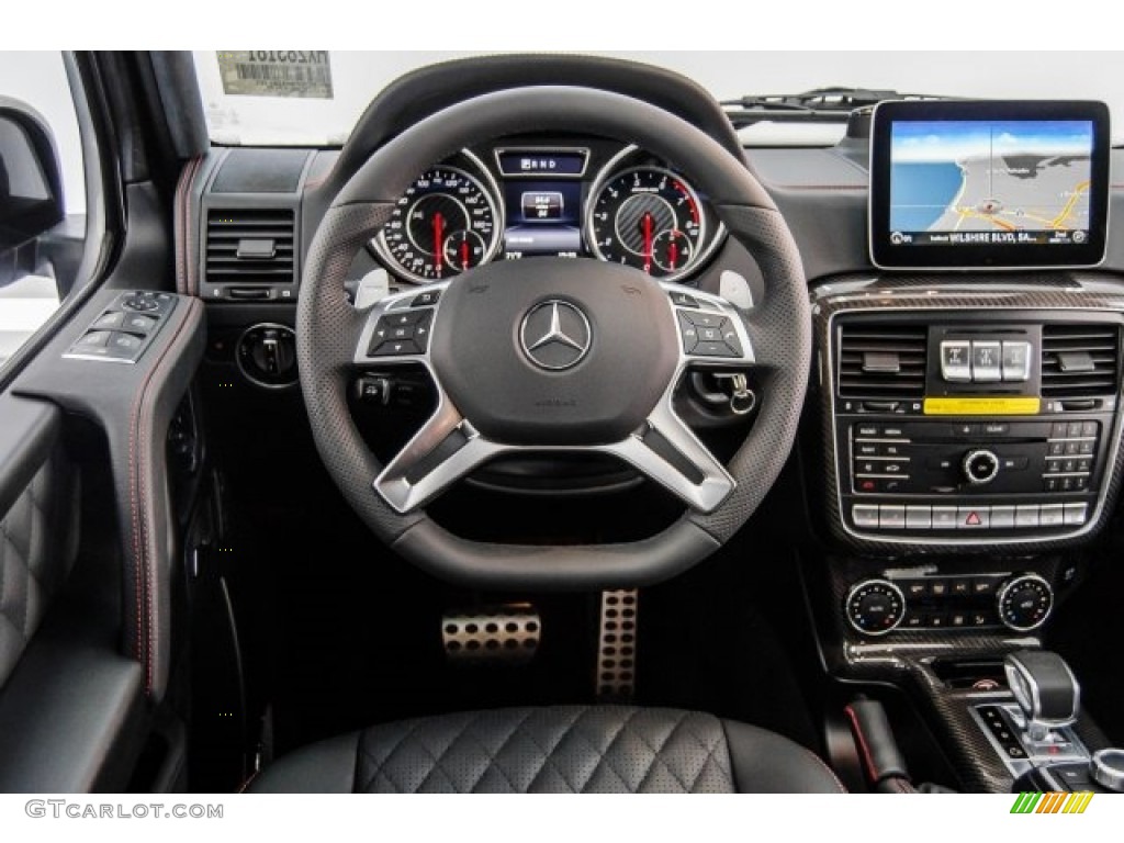 2017 Mercedes-Benz G 63 AMG designo Black Dashboard Photo #124431490