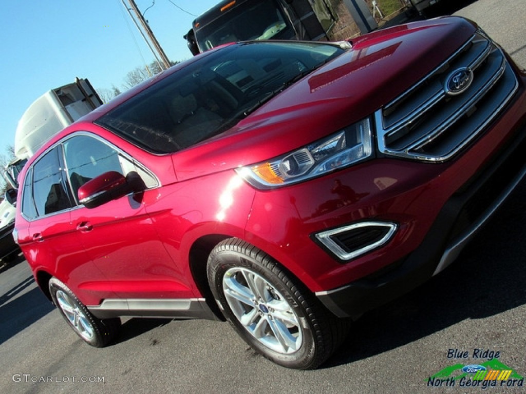 2018 Edge SEL - Ruby Red / Dune photo #32