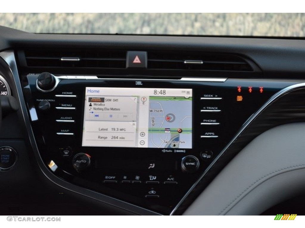 2018 Camry XLE V6 - Wind Chill Pearl / Ash photo #6