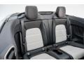 2017 Mercedes-Benz C AMG Black/Platinum White Interior Rear Seat Photo