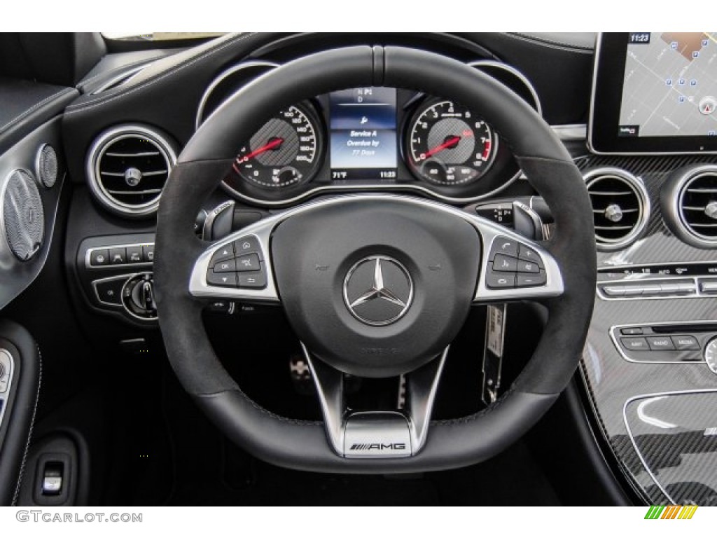 2017 Mercedes-Benz C 63 AMG Cabriolet Steering Wheel Photos