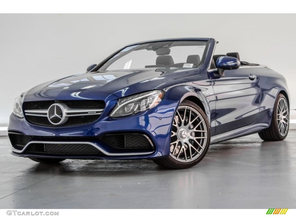 Brilliant Blue Metallic 2017 Mercedes-Benz C 63 AMG Cabriolet Exterior Photo #124432918