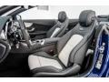 AMG Black/Platinum White 2017 Mercedes-Benz C 63 AMG Cabriolet Interior Color