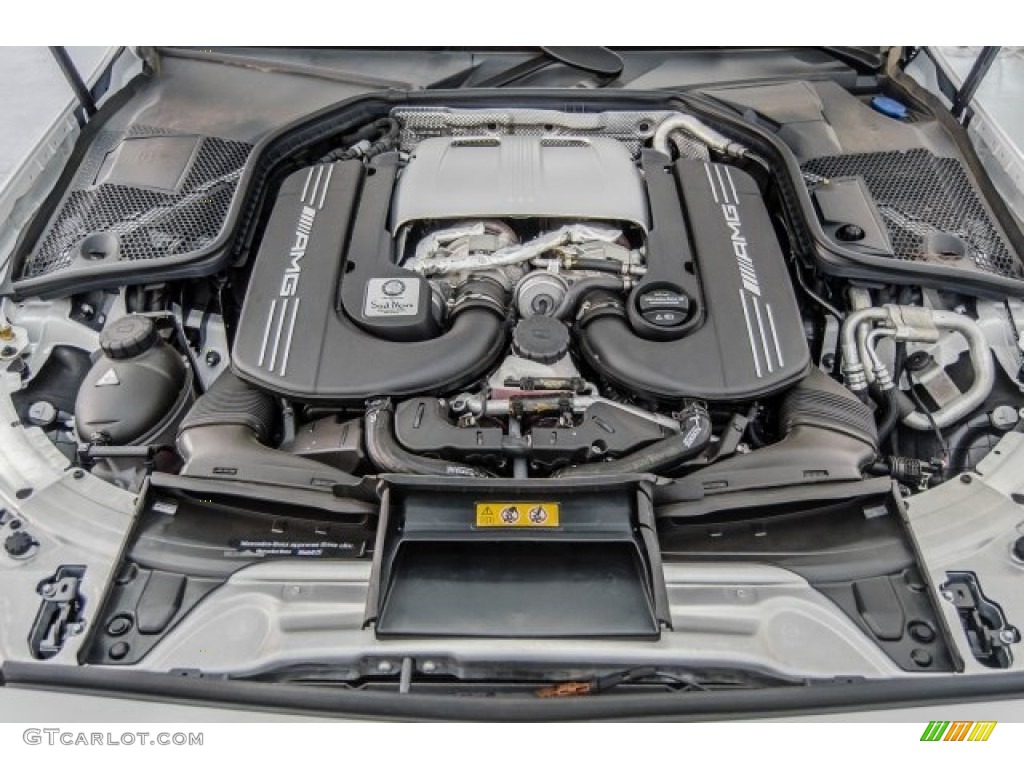 2017 Mercedes-Benz C 63 AMG S Cabriolet 4.0 Liter AMG DI biturbo DOHC 32-Valve VVT V8 Engine Photo #124433484