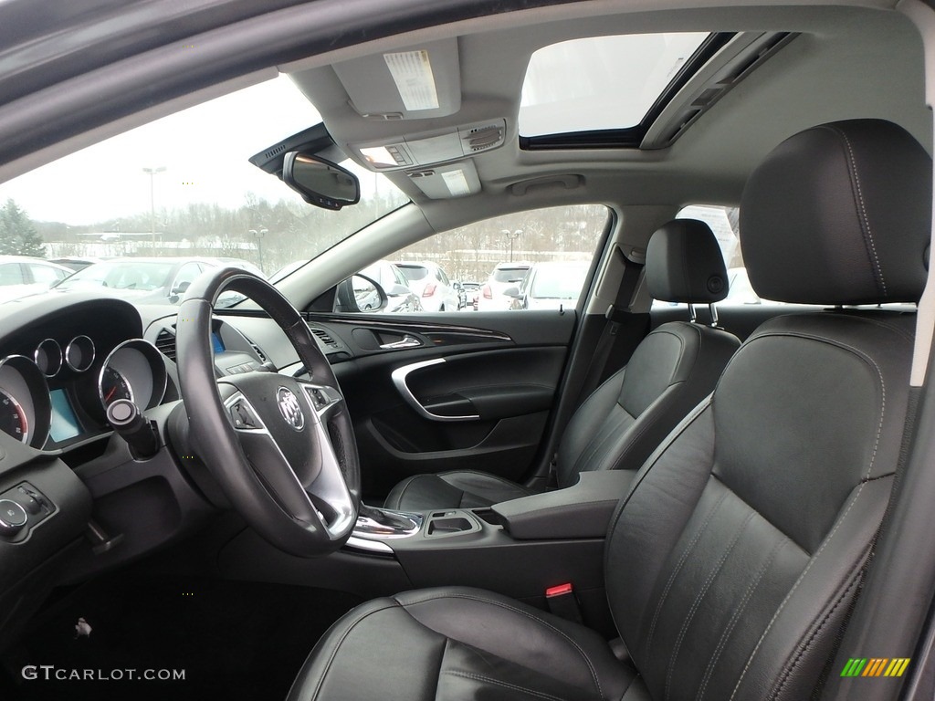 2011 Regal CXL Turbo - Granite Gray Metallic / Ebony photo #16