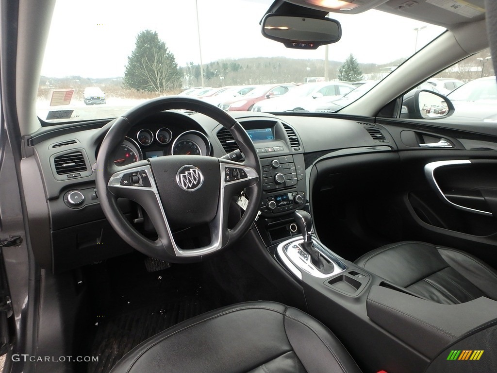 2011 Regal CXL Turbo - Granite Gray Metallic / Ebony photo #18