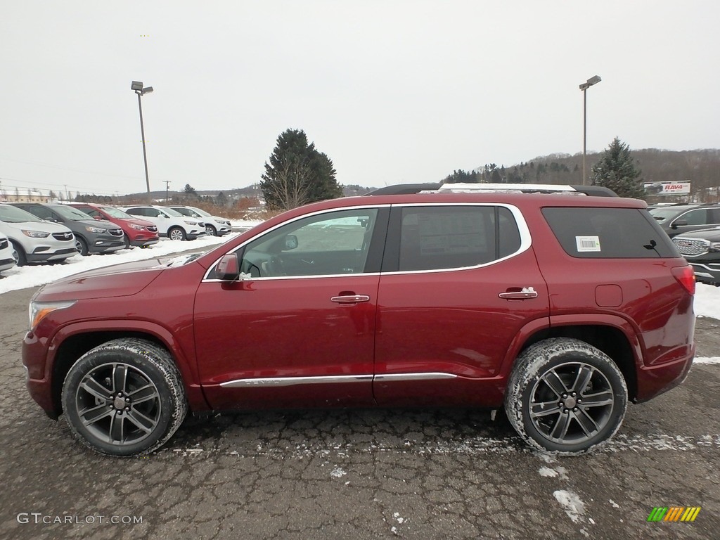 2018 Acadia Denali AWD - Crimson Red Tintcoat / Jet Black photo #8