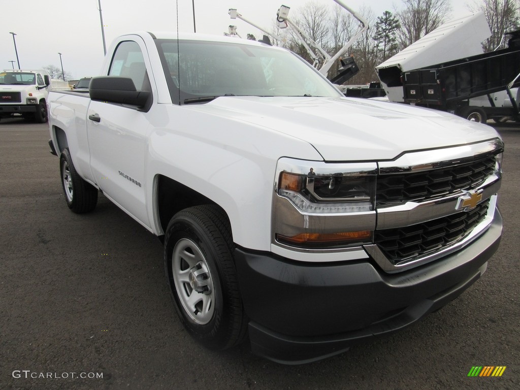 2017 Silverado 1500 WT Regular Cab - Summit White / Dark Ash/Jet Black photo #7