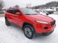 2018 Firecracker Red Jeep Cherokee Limited 4x4  photo #7