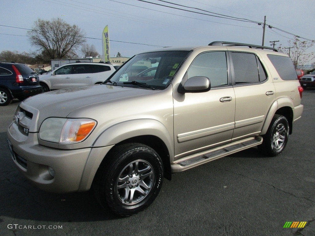 2007 Sequoia SR5 4WD - Desert Sand Mica / Taupe photo #3