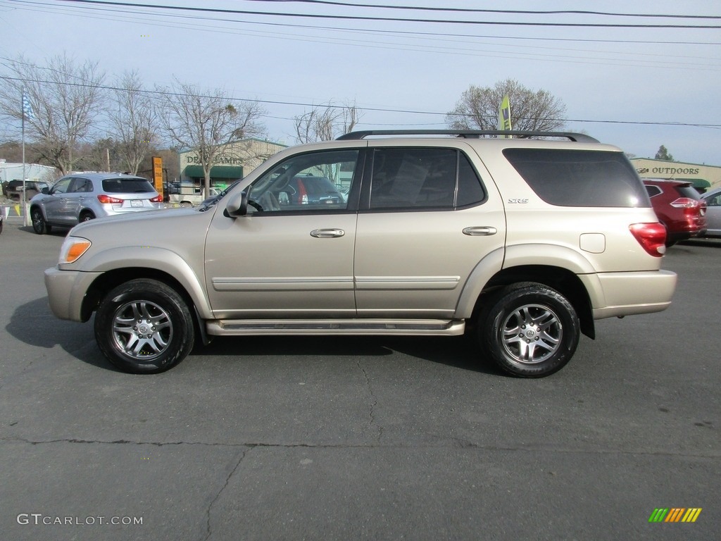 2007 Sequoia SR5 4WD - Desert Sand Mica / Taupe photo #4