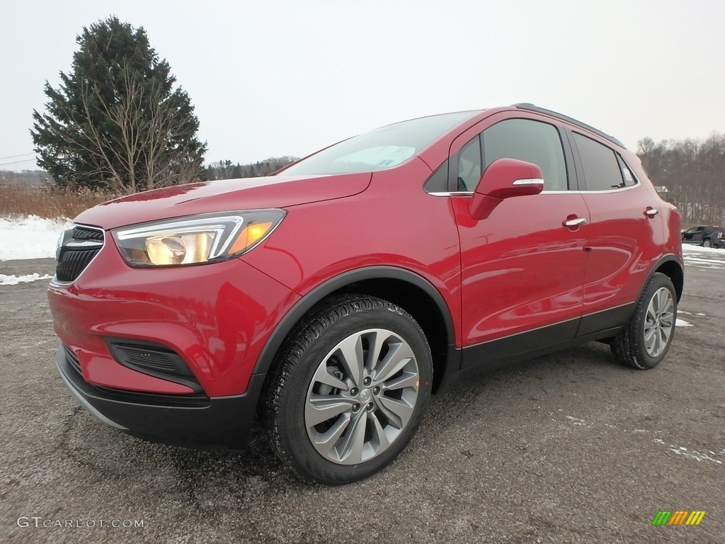 Winterberry Red Metallic 2018 Buick Encore Preferred Exterior Photo #124438870
