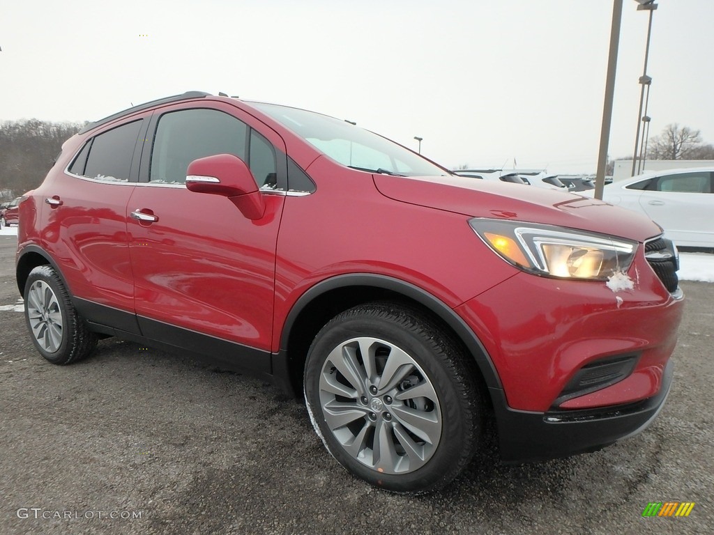 Winterberry Red Metallic 2018 Buick Encore Preferred Exterior Photo #124438894