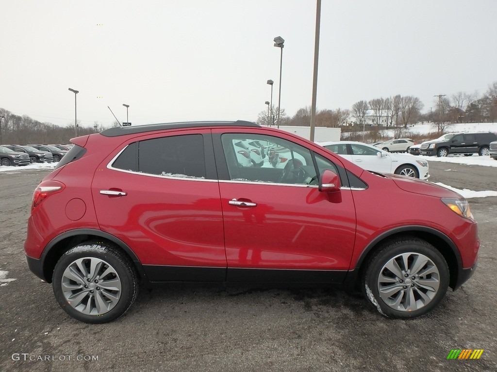 Winterberry Red Metallic 2018 Buick Encore Preferred Exterior Photo #124438906