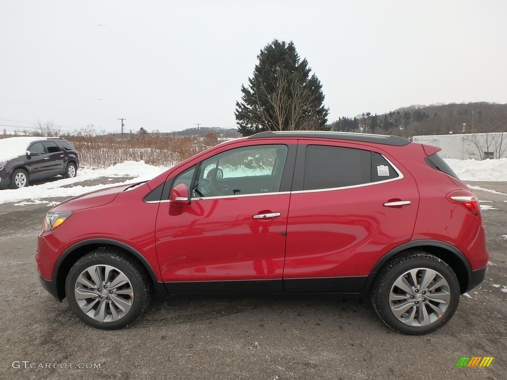 Winterberry Red Metallic 2018 Buick Encore Preferred Exterior Photo #124438960