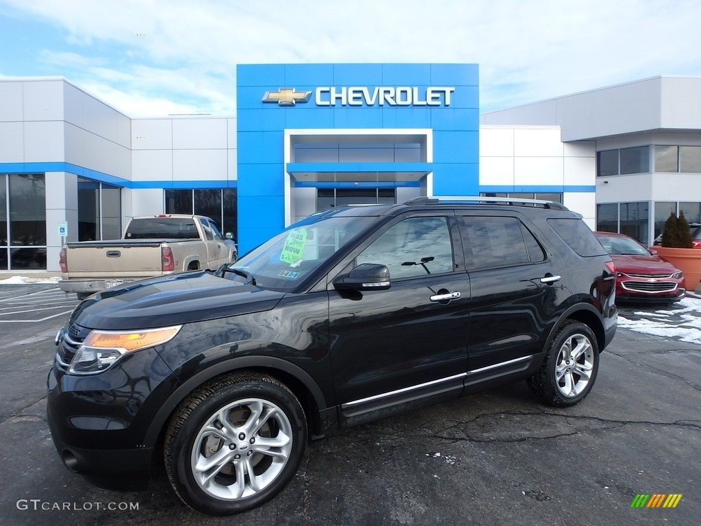 2015 Explorer Limited 4WD - Tuxedo Black / Charcoal Black photo #1