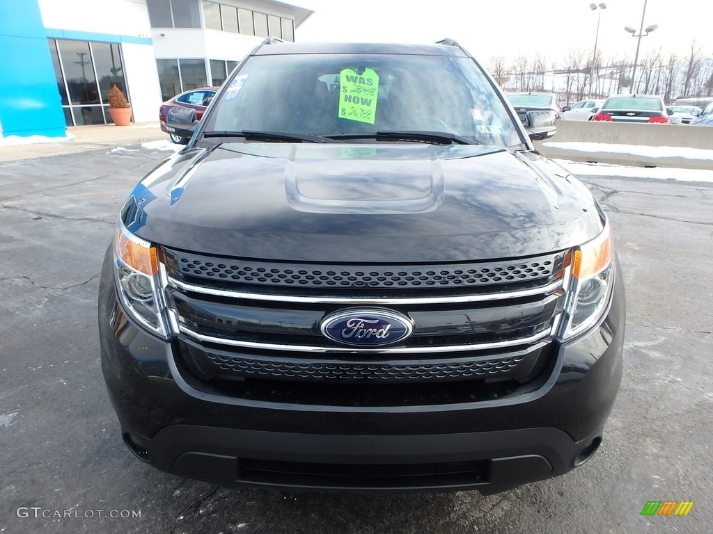 2015 Explorer Limited 4WD - Tuxedo Black / Charcoal Black photo #13
