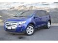 2013 Deep Impact Blue Metallic Ford Edge SE EcoBoost  photo #5
