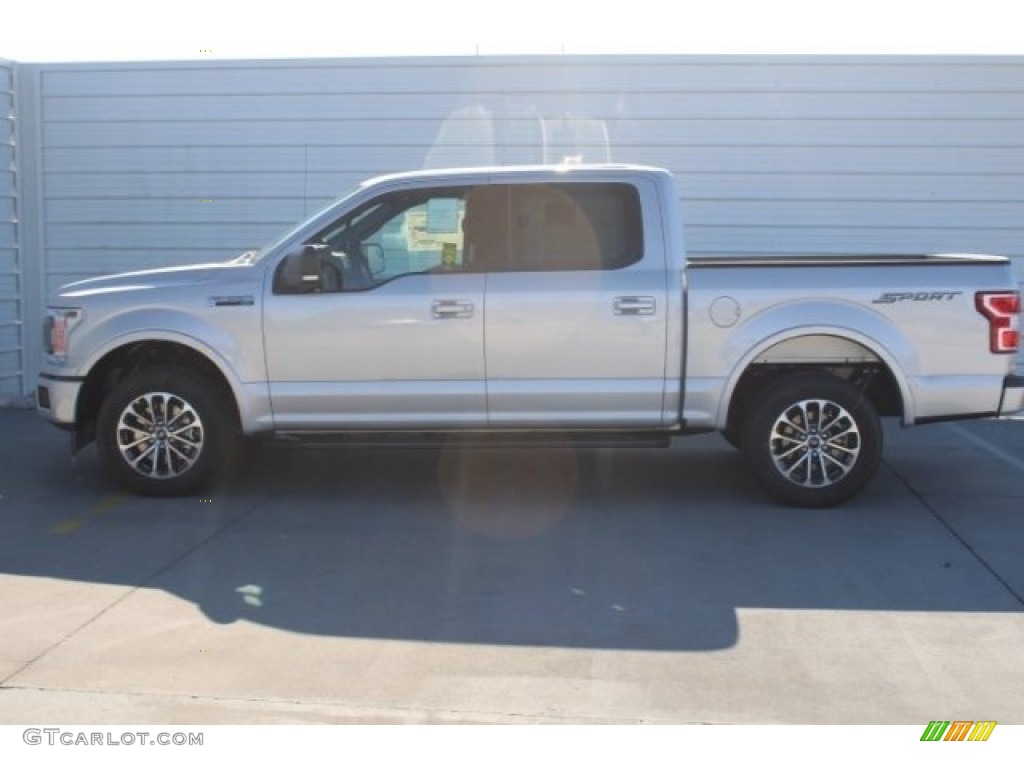 2018 F150 XLT SuperCrew 4x4 - Ingot Silver / Earth Gray photo #5