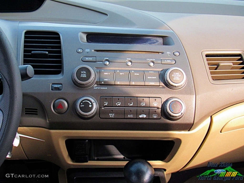 2007 Civic LX Sedan - Borrego Beige Metallic / Ivory photo #20