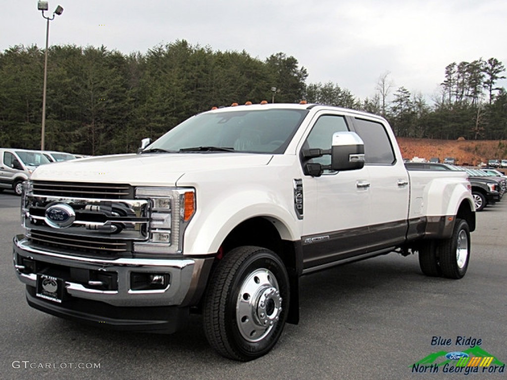 2017 F450 Super Duty King Ranch Crew Cab 4x4 - White Platinum / King Ranch Java photo #1