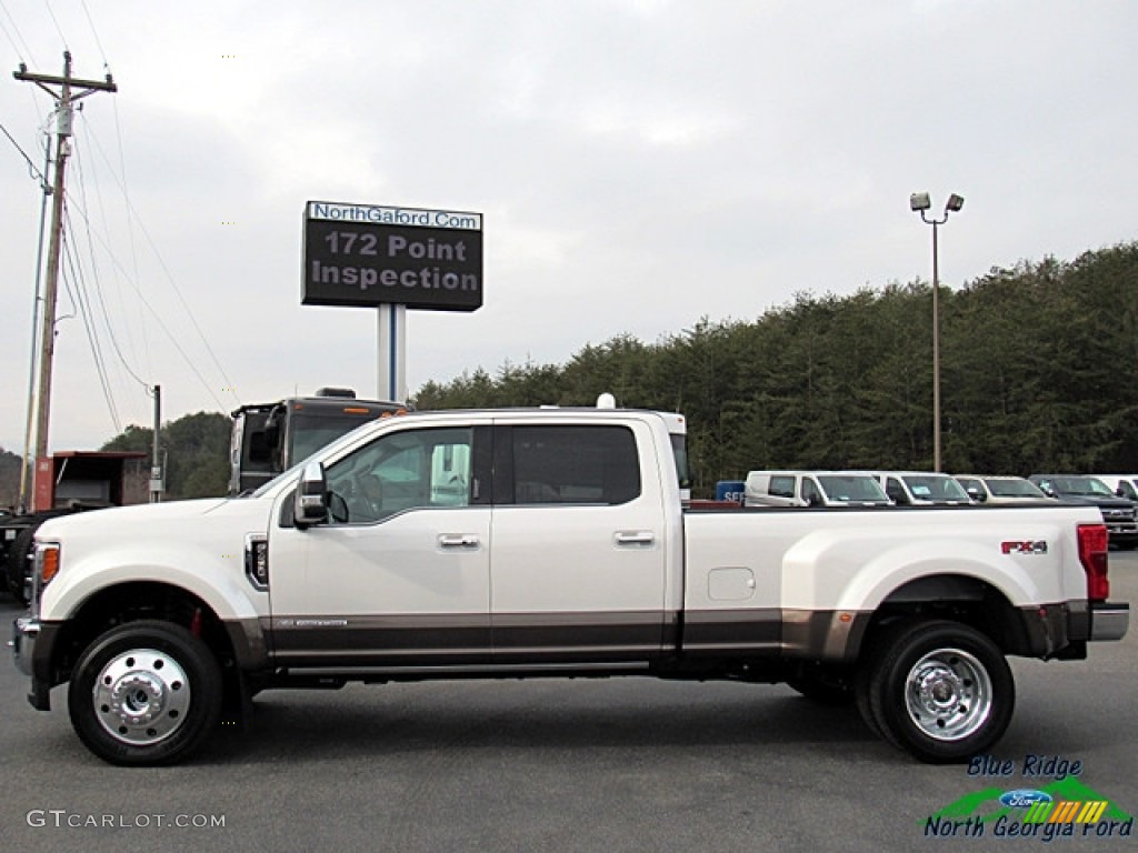 2017 F450 Super Duty King Ranch Crew Cab 4x4 - White Platinum / King Ranch Java photo #2
