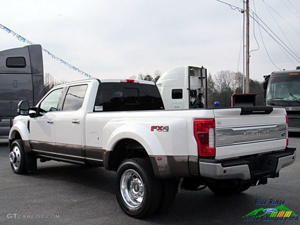 2017 F450 Super Duty King Ranch Crew Cab 4x4 - White Platinum / King Ranch Java photo #3
